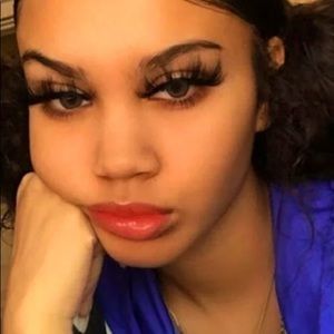 3D mink human hair eyelashes Full volume strip